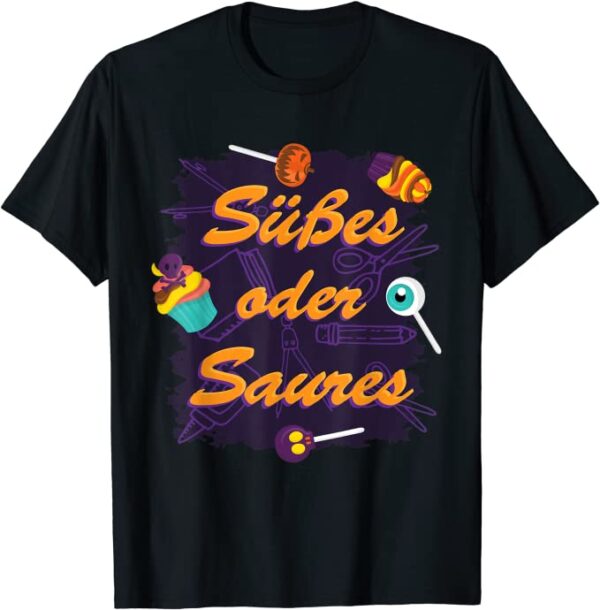 Halloween Süßes oder Saures Kinder Kostüm T-Shirt